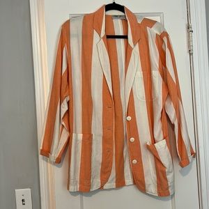 100% Cotton Blazer - striped